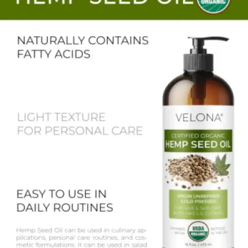 Test Velona Huile de graines de chanvre bio : une grosse bouteille multi-usage qui fait le job