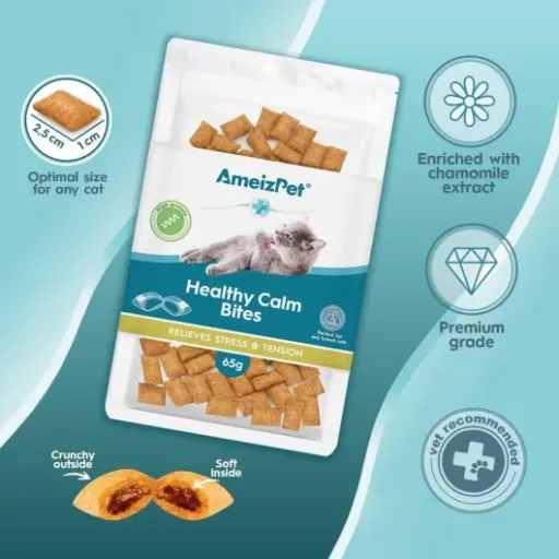 Test AmeizPet Friandises Calmantes : des croquettes qui calment (un peu) les chats survoltés