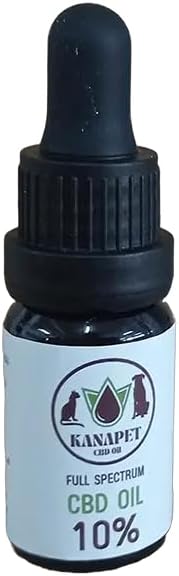 10 % - Huile relaxante pour chiens de plus de 25 kg, à usage topique - Réduit le stress, l'anxiété et agit comme anti-inflammatoire et antioxydant