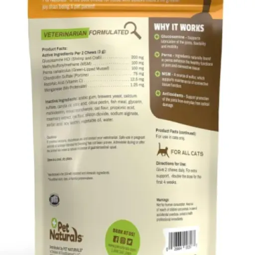 Test Pet Naturals Hanche + Articulation Chats : des friandises articulaires qui font (souvent) le job