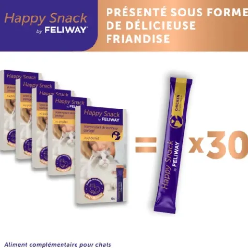 Test Happy Snack by FELIWAY : des sticks qui calment (un peu) sans assommer le chat